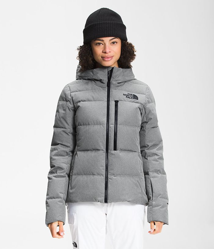 Casaca De Pluma The North Face Mujer Heavenly Gris - Peru 58230GNSY
